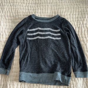 Sol Angeles Waves Hacci pullover black sweatshirt | 4T
